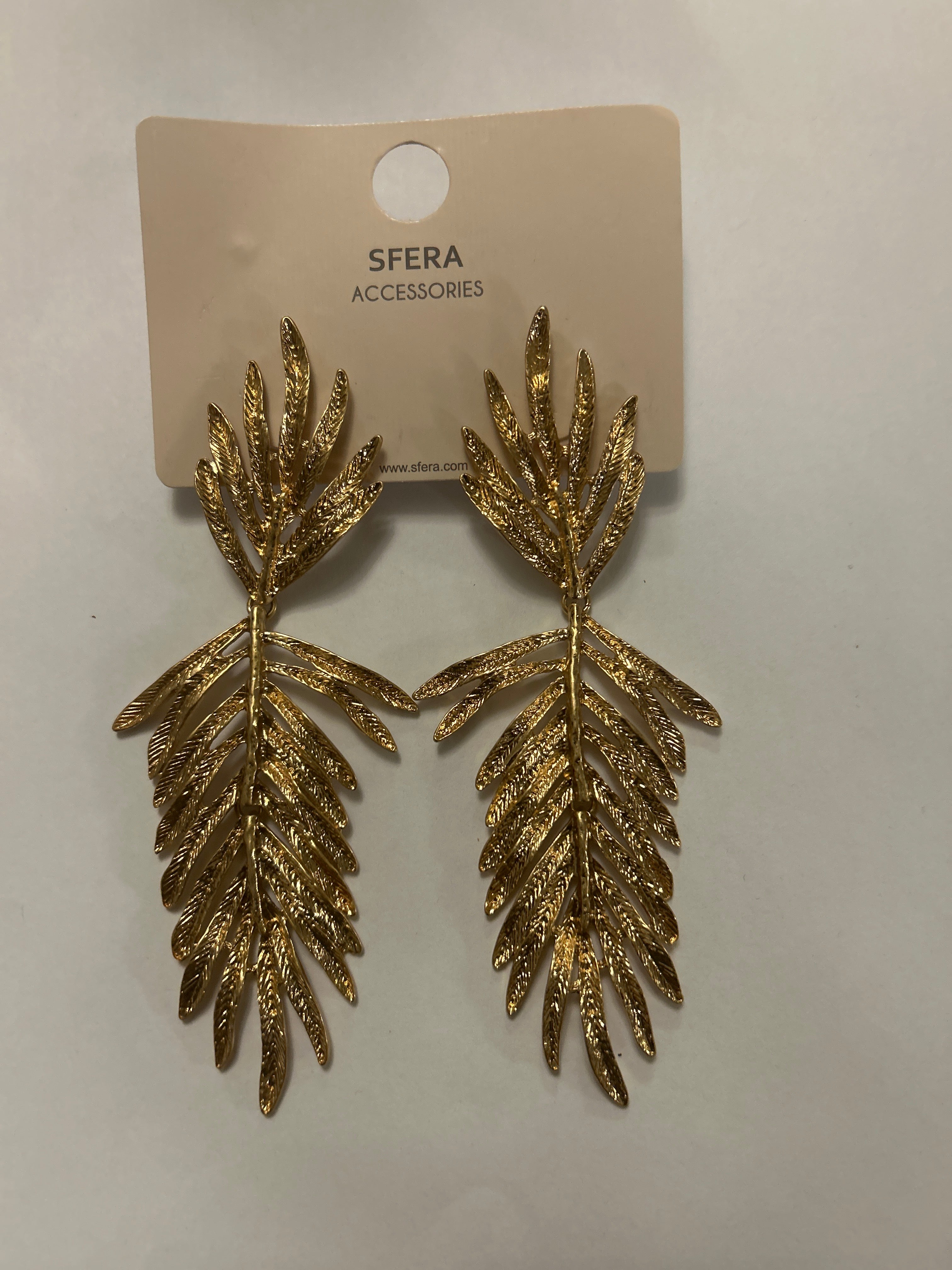 Aretes de hojas SFERE